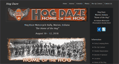 Desktop Screenshot of hogdaze.com